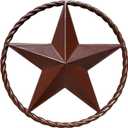 Barn Star  Rustic Vintage Western Texas Metal Stars Outdoor Wall Decor for Country Homes Farmhouse (12")