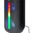 iLive "Jam Time" Wireless Speaker System with LED Lights and Mic (ISB293B)