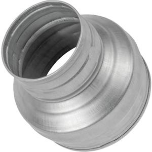 Vent Systems 5" Inch to 3" Inch Duct Reducer Adapter Connector Fitting Pipe Increaser Reducer Cone for HVAC Ventilation Systems, Exhausts and Grow Tents. (Galvanized Steel, 125 to 80 mm)