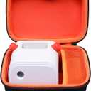 LTGEM Case Compatible with Yoto Player 3rd Gen Kids Speaker and Yoto Card, Black+Orange(Case Only)