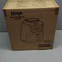 Ninja | XL Single Basket Air Fryer | 5.5 QT Capacity fits 3lbs of Wings | 5-in-1Air Fry, Roast, Bake,Reheat & Dehydrate |Dishwasher Safe Parts & Recipe Guide | Grey |AF150AMZ