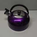2.7 Quart (3 L) Tea Kettle, Food Grade Stainless Steel Teakettle is Best for Boiling Water, Brewing Tea, and Making Coffee (Purple)