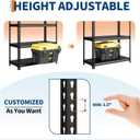 Garvee 5-Tier Steel Garage Shelving Unit, 36" W x 24" D x 72" H, 2500 Lbs