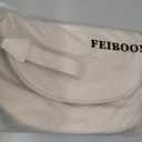 FEIBOON Spacious Nylon Crossbody Bag Bum Bag Handbags Wallets Purses Trendy Shoulder Bag for Women
