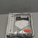 LaffyLo Electric Heated Blanket Throw Size 50"60", Breathable & Luxurious Flannel, Soft Warm Gift with Over-Heat Protection, 4 Heating Levels & 3 H Auto Shut Off, Machine Washable, Light Grey