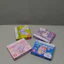 QUOKKA Shimmery Puzzles for Kids Ages 4-6  48 Piece Shaped Jigsaw Puzzles for Toddlers 3-5  4-Pack Princess, Mermaid, Butterfly & Unicorn Children's Game Ages 4-8  Unique Gift Toy for Preschoolers