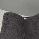 Buganda Dog Door Mat for Muddy Paws, Absorbent Dirt Trapper Washable Indoor Doormats, Non Slip Low-Profile Mud Mat for Dogs, Front Entrance Doormat for Inside Floor (47x24 Inches, Black)