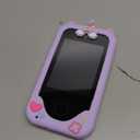 Kids Smart Phone for Girls, Christmas Birthday Gifts for Girls Age 3-10 Kids Toys Cell Phone, 2.8" Touchscreen Toddler Learning Play Toy Phone with Dual Camera, Game, Music Player, 8GB Card Purple