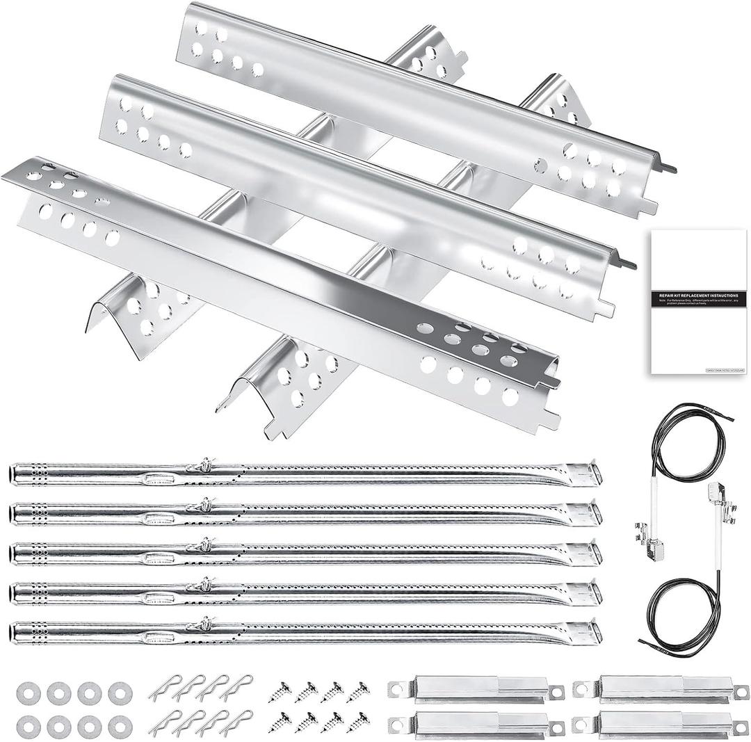 Hisencn Grill Replacement Parts for Char-Broil Performance 463347519, 463347518, 463243518, 463275517, Grill Parts for Char-Broil 5 Burner Grill 463275717, 463243519, 463373319, 16 15/16" Heat Plate