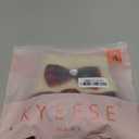 KYEESE Dog Sweater Stretchy Cat Sweaters Knitwear Dog Sweaters for Small Dogs Girl Soft Turtleneck Pet Sweater Dress Warm Pullover Pet Coats Thick Dogs Clothes with Bowtie for Cold Weather Winter (Large13-19lbs, 01# Beige)