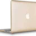 UESWILL Luxury Gold Matte Hard Shell Case Cover Compatible with 2010-2017 Release MacBook Air 13 inch (Model A1466 / A1369) + Microfibre Cleaning Cloth, Gold