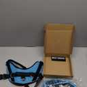 Haapaw Essential Dog Harness, No Pull Pet Vest with 3 Leash Clips, No Choke, Reflective, Adjustable and Padded, for Easy Walking and Training for Small Dogs (Medium, Blue)