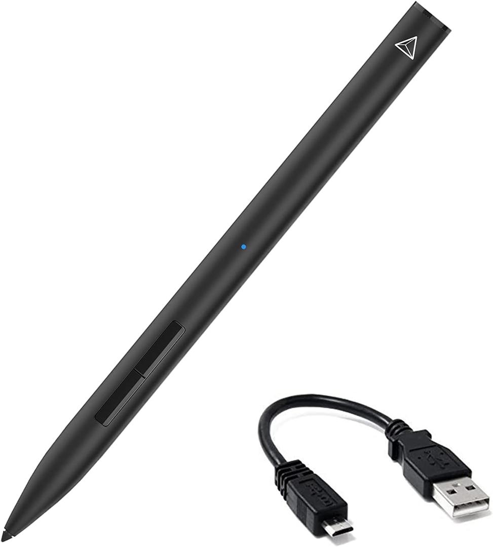 Adonit Note+, Stylus Pen for iPad, Pressure Sensitivity Digital Active Pencil with Palm Rejection, Tilt, Compatible with iPad Air 3/4, iPad mini 5/6, iPad 6/7/8/9, iPad Pro 11"/12.9" (2018-2021) (Black)