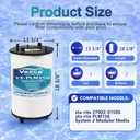 Vexca® Swimming Pool Filter Cartridge Compatible with sta-rite 27002-0150S Pool and Spa D.E. Filter, Compatible with sta-rite PLM150 and System 2 Modular Media, 150 Sq.Ft, 1 Pack