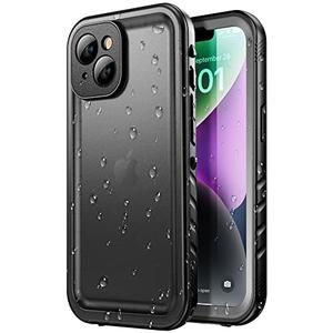 SPORTLINK for iPhone 14 Case - IP68 Waterproof Military Protective Full Body Heavy Duty Shockproof 360 Sealed Dustproof with Camera Screen Protector Cover for i Phone 14 6.1" Black