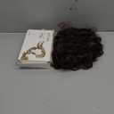 Brown 20s Wig for Women Finger Wave Party Synthetic Full Vintage Wigs for Womens Lady Cosplay Costume Fancy Dress 1920s Flapper Wig