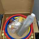 VIVOHOME A2L 1/3 HP 4.5CFM 1 Stage AC Vacuum Pump and Manifold Gauge Set