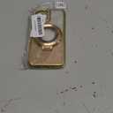 Mirror Kickstand Glitter Diamond Case for iPhone 15 14 13 12 Pro Max,Magnetic Stand Holder,Camera Lens Protector Compatible with Magsafe, Rhinesetone Bing Cover Case (Gold,for iPhone 12 Pro)