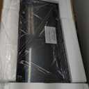 DUMOS 36 Inch Electric Fireplace Wall Mounted/Recessed/Free Standing Space Heater with Remote Control Adjustable Flame Colors Touch Screen Energy Saving, Black