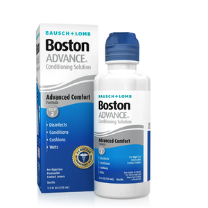 Boston Advance Conditioning Solution, Conditions & Wets Rigid Gas Permeable (RGP) Lens for Comfortable Wear, 3.5 Fl Oz (Pack of 2)