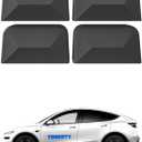 Accessories for Tesla Model Y Juniper 2025 2026, 4PCS Rear Seat Slide Rail Plug Cover for Model 3 Highland - Seat Rail Guard Suitable for US Specifications, Not Suitable for EU Specifications