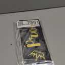 6PCS Prom Court Sashes Bulk, Black Gold Prom Sashes for Prom Court, High School Dance Party, Costume Event Graduation Party Accessories