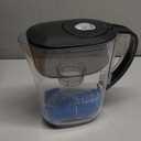 Brita Small 6 Cup Water Filter Pitcher, 1 BritaPlus Filter, Metro, Black 