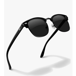 livho Rimless Trendy Polarized Sunglasses Men Women, Retro Sun Glasses for Men Women 2025, Semi Rimless UV Protection Shade