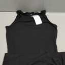 PRETTYGARDEN Women's 2 Piece Summer Outfits Crewneck Tank Tops Split Bodycon Midi Skirt Set, S