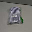 EurCross Blue and White Stripes Lunch Bag Women,Cooler Tote Bag Insulated Lunch Bento Box Bag, Canvas Portable Tote Thermal Bag for Adult Women and Men for Work