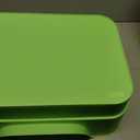 Extra Large Cat Litter Box for Big Cats - High Sides & Low Enter Design, 23.43x16.73x8.46 Inches Spacious Anti-Spill Pet Toilet（Green）