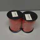 8 x Red Curling Ribbon, 3/16" x 500 Yards, Polyester, Multi-purpose, Solid Red, Classic, For Special Occasions