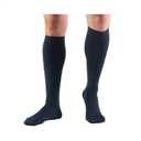 Truform Compression Socks, 8-15 mmHg, Men's Dress Socks, Knee High Over Calf Length, Navy, X-Large