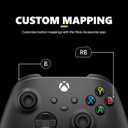 Xbox Wireless Gaming Controller | Carbon Black | Console, PC, & Android | Textured Grip | Wireless, Bluetooth, USB-C Connectivity