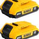 DEWALT 20V MAX Battery, Compact 2.0Ah Double Pack (DCB203-2)