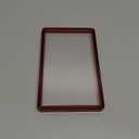 Graded Card Case for Standard CGC Slab Case | Multiple Colors | Soft Touch Matte Finish | Stackable | Made to Fit CGC | Solid TPU and PC Design. (Red)