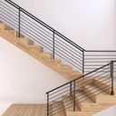 50 Pack 1/8" Black T316 Stainless Steel Invisible Cable Railing KitSwage Stud End for Deck, Stair, Wood & Metal Posts Black Cable Railing Hardware