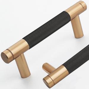 12 Pack 3 Inch 76 mm Bronze and Black Barrel Cabinet Pulls Cupboard Aluminum Handles Drawer Pull Cabinet Handles