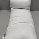 MIULEE Feather Pillow Insert 14x36, Decorative Down Feather Fluffy Throw Pillow Cotton Fabric for Living Room Sofa Bed