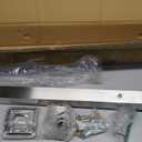 Glass Railing Post 42"x2"x2" Stainless Steel Satin Finish, for Stairs and Deck handrails，can be Installed on Wood or Concrete Floor. (50MM*50MM, End Post)