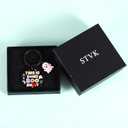 Cute Random Gifts for Boyfriend Witchy Christmas Decoration Keychain for Men Him Stocking Stuffers for Adults Funny Gag Gift for Women Valentine's Gift for Couples Horror Movie Stuff for Boyfriend