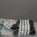 OJIA Black & White Outdoor Rug 3x5 Cotton Hand-Woven Striped Porch Rugs Machine Washable Entryway Rug Indoor Outdoor Area Rug Front Door Rug Floor Mat for Farmhouse/Living Room/Home Entrance