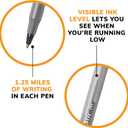 BIC Round Stic Xtra Life Black Ballpoint Pens, Medium Point (1.0mm), 12-Count Pack of Bulk Pens, Flexible Round Barrel for Writing Comfort, No. 1 Selling Ballpoint Pens
