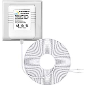 Wire Adapter for Smart Thermostat, 24 Volt Transformer (26Ft Cable) Compatible with Ecobee, Nest and Honeywell Smart WiFi Thermostat, Ring Nest Hello Skybell August Doorbell