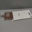 FALAN MULE Small Wallet for Women RIFD Leather Bifold Credit Card Holder with 3 ID Window (White with brown)