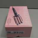 5 in 1 Curling Iron, Curling Wand Set with 3 Barrel Crimper Hair and 4 Interchangeable Ceramic Curling Wand(0.35-1.25), Fast Heating Hair Curler, Include Glove & Clips-Pink