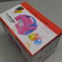 Balloon Pump Electric,110V 600W Balloon Blower Inflator Dual Nozzle Air Pump Balloons Inflator for Decoration, Party, Sport,Gifts:2 Balloon Tying Tools (Rose Red)