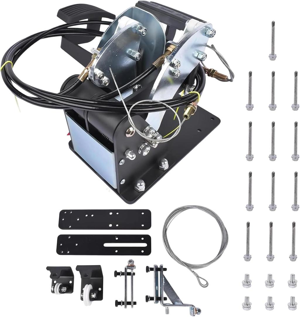 ACAR-B7D Right Hand Drive Dual Control Pedal Passenger Side Universal Gas and Brake Pedal for Driver Education Training Vehicles, New Driver,Postal Carrier, Instructors
