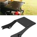 ECOTRIC King Luggage Trunk Bracket Rack Compatible with 1997-2008 Harley Touring FL Mount King Latches Razor Chop Trunk Mount - Black