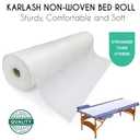 PandaSpa Disposable Non Woven Bed Sheet Roll 30 gsm Precut Hole Massage Table Paper Roll Bedsheet (1)